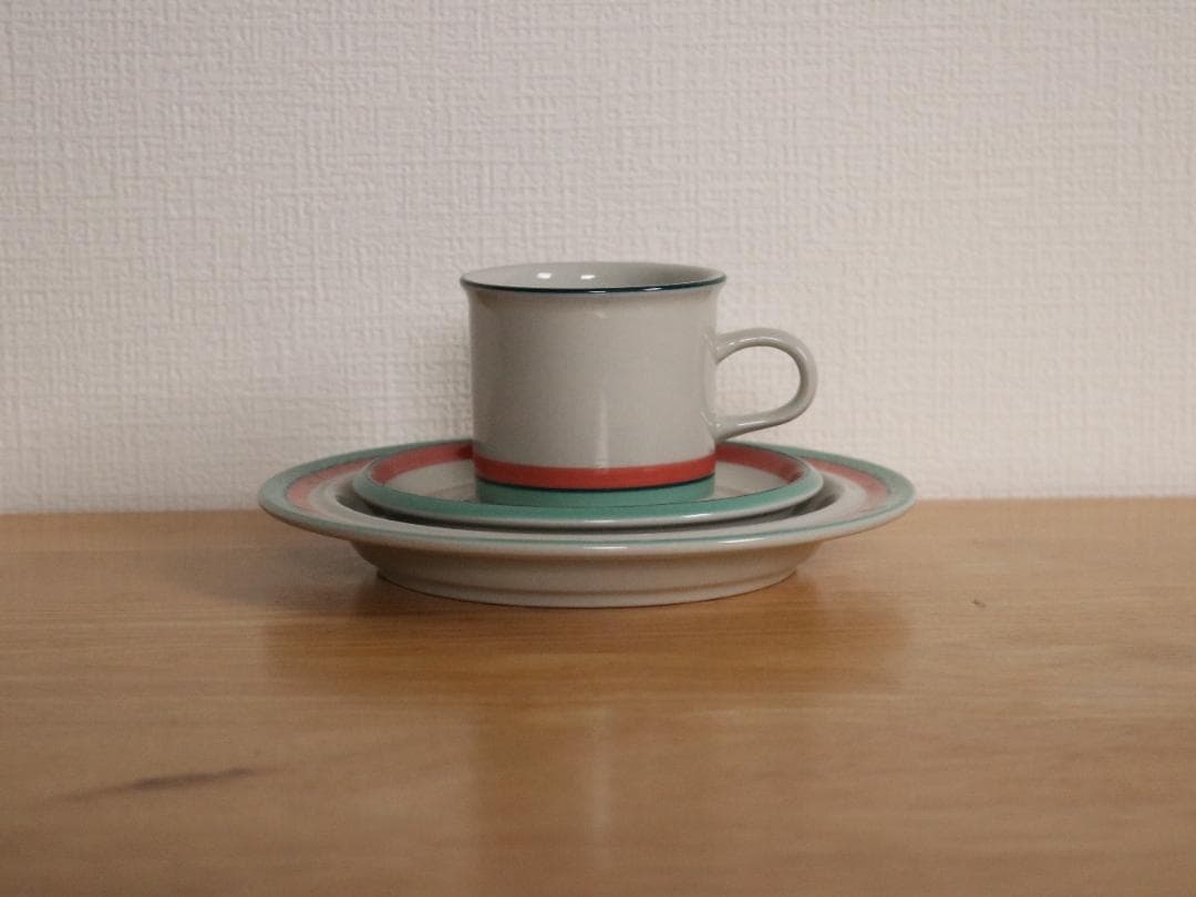 ARABIA ミルヤ Milja　トリオ1客セット 北欧ヴィンテージ ミリヤ