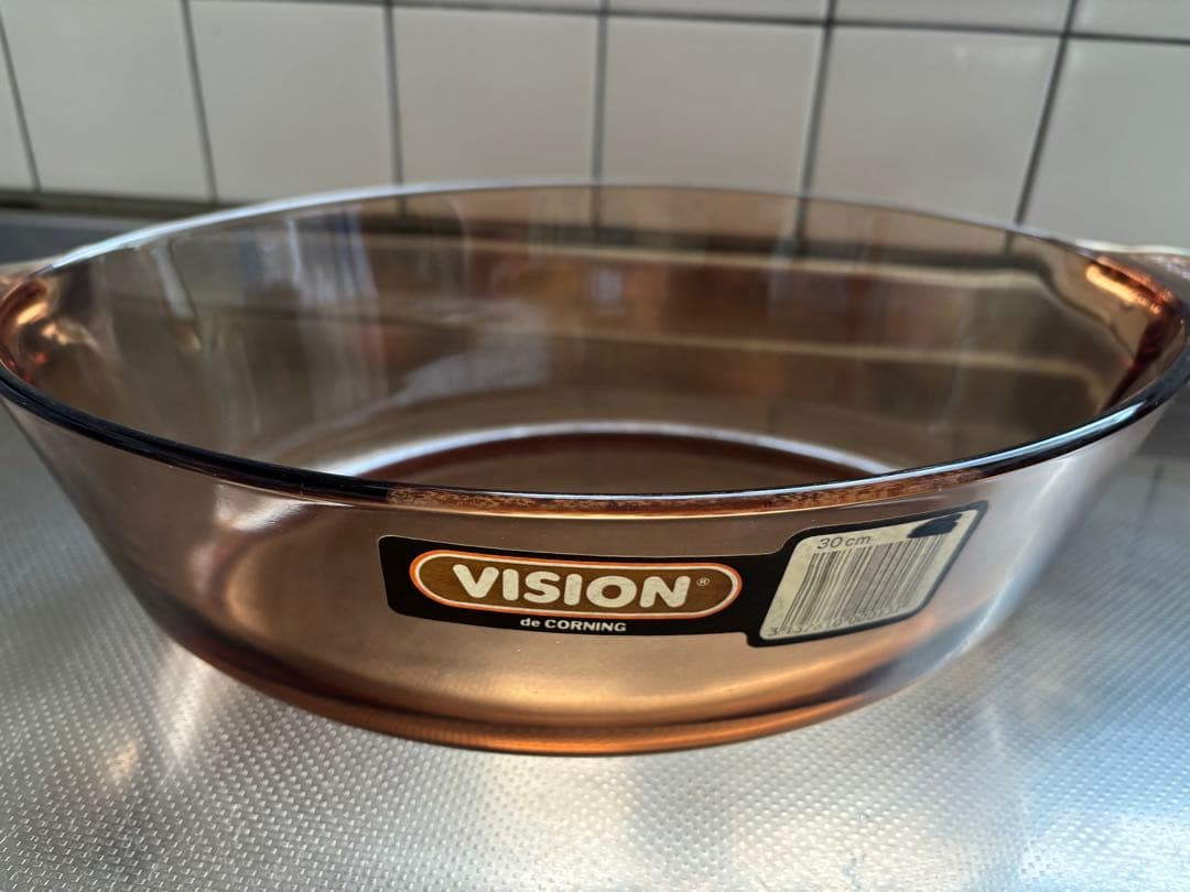 岩城ガラス　VISION 蓋付き楕円形鍋　3.5ℓ