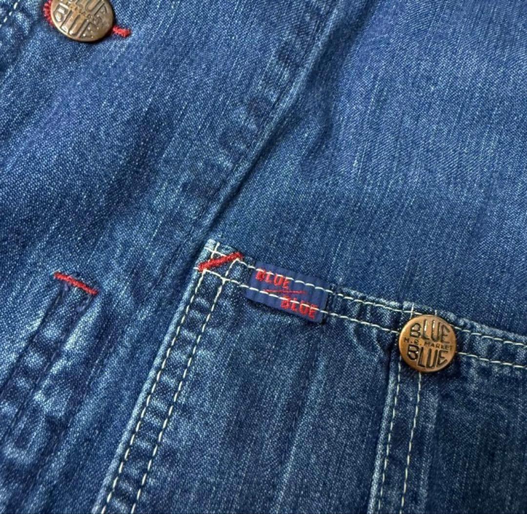 BLUE BLUE ブルーブルー デニムカバーオール M日本製 聖林公司