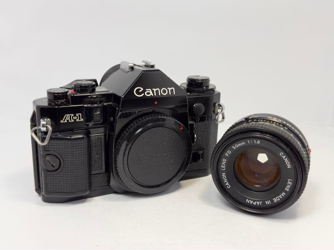 Canon A-1 フィルム一眼レフカメラ NEW FD f/1.8レンズ付