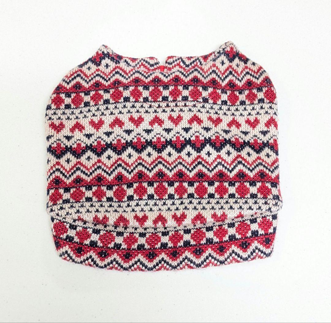 アトリエgg　ジャガードニットベスト