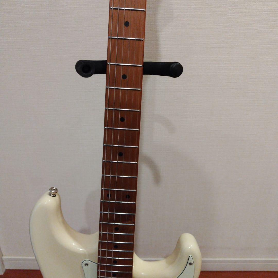 【美品】BST-1-RSM/M OWH バッカス エレキギター ホワイト