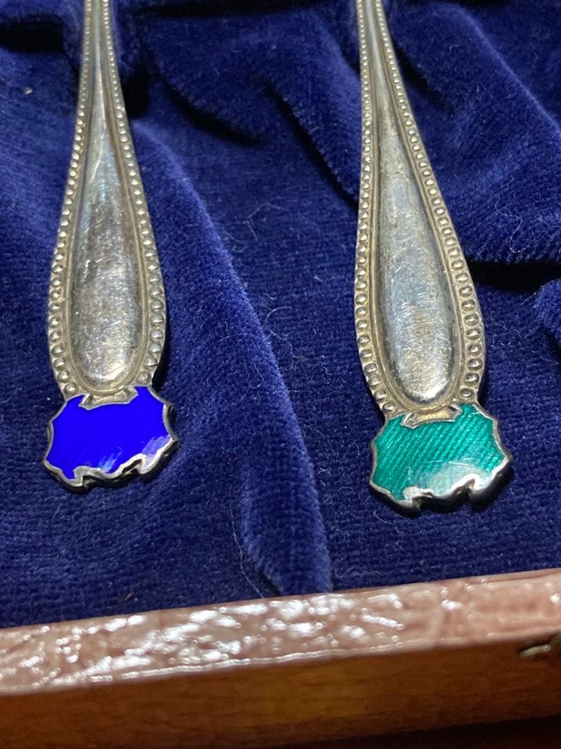 京都　寺内　スプーン　シルバー950