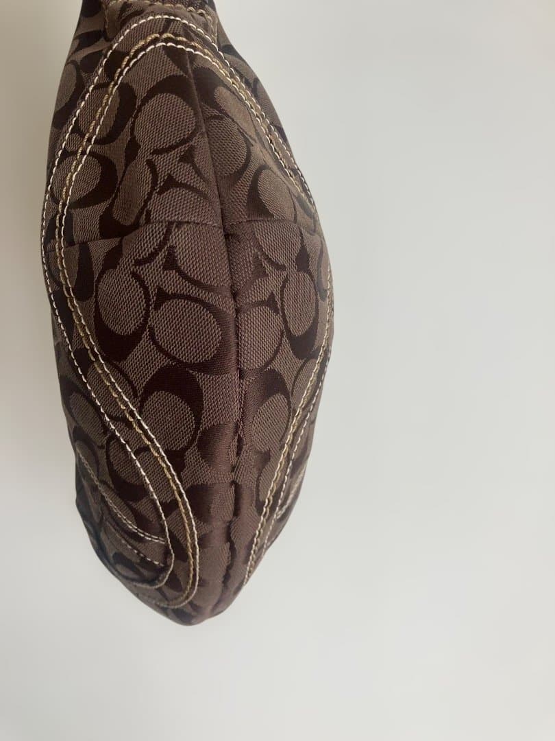 コーチ　ホーボー ハーフムーン ワンショルダー ブラウン 10074